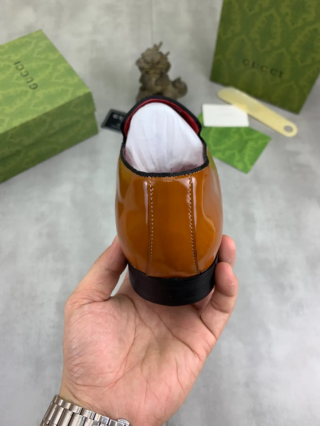 Men's Men's Shoes 💰P542 [New Style] 💰💎💎💎 [Gucci] GUCCI high-end men's formal business leather shoes, original order 1:1! Original imported high-end calfskin, original metal buckle, imported first-layer pigskin lining for feet, original high-end outsole, men's shoe size: 38-44